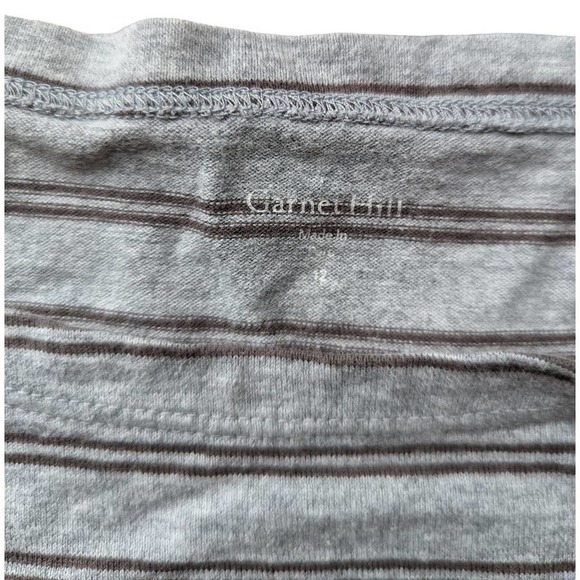 Garnet Hill Women's Casual Striped Dress - Size 12 - Picture 2 of 2